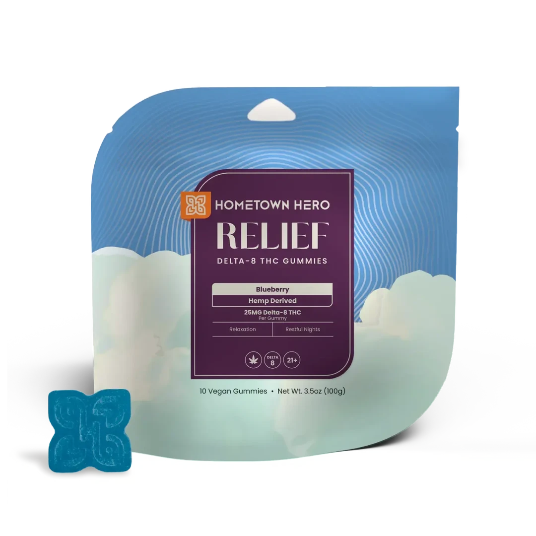 Blueberry - Relief Delta 8 Gummies