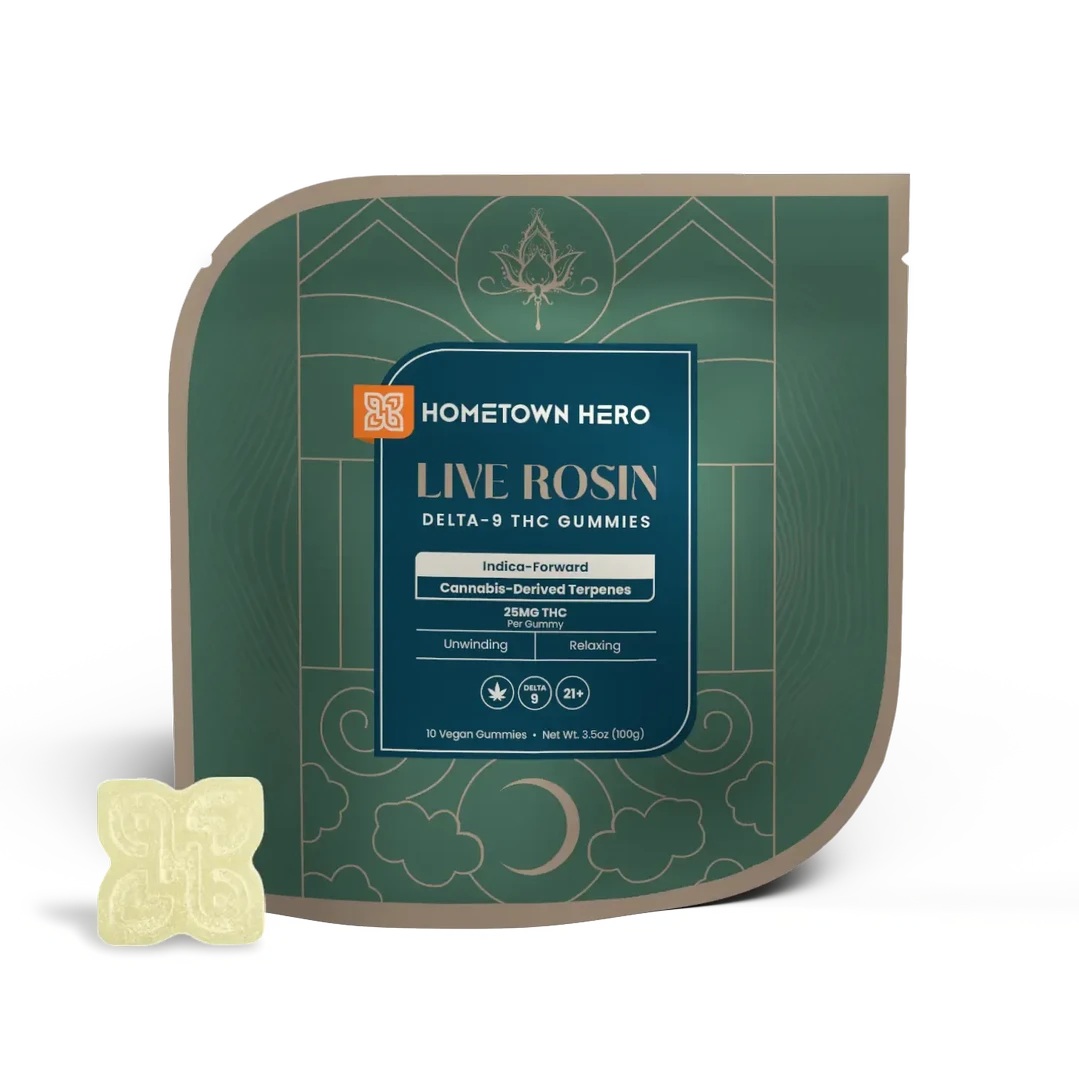 Indica - Delta 9 Live Rosin Absolute Gummies