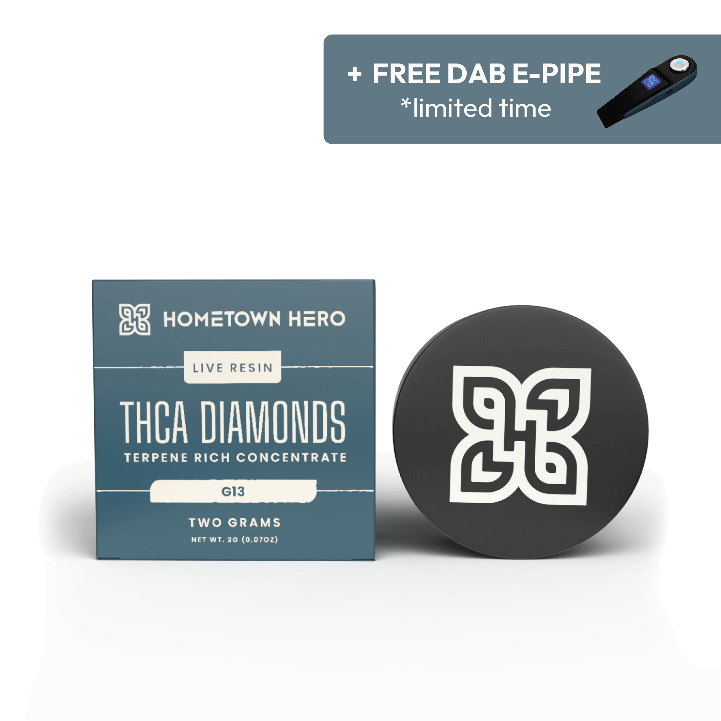 G13 - 2g THCA Diamonds + Live Resin