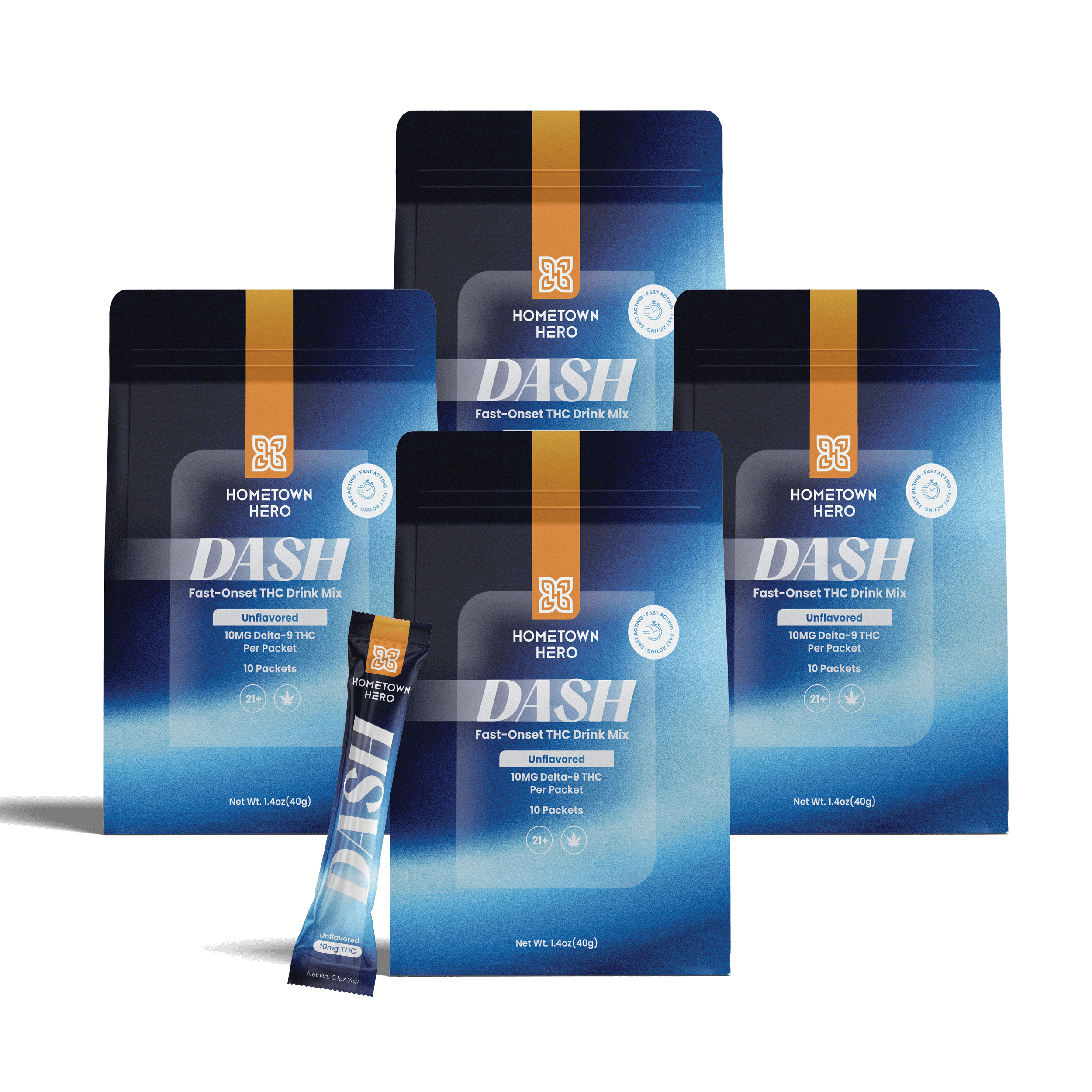 DASH - Unflavored THC Powder (Buy 3, Get 1 Free)