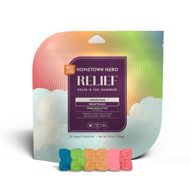 25mg Delta-8 THC Gummies Variety Pack