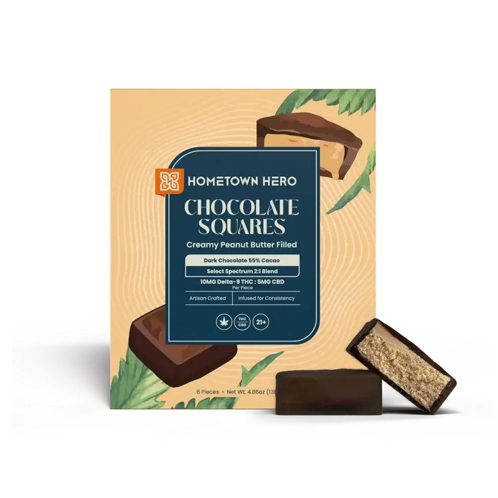 10 mg chocolate and peanut butter edibles
