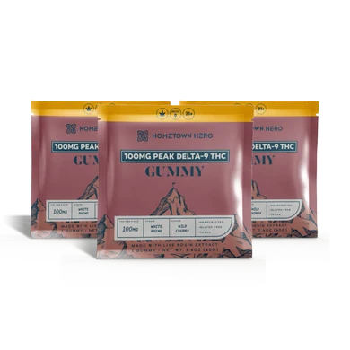 Wild Cherry White Rhino - Peak Delta-9 Gummy (3 Pack)