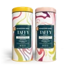 2 tins of indica and sativa thc taffies