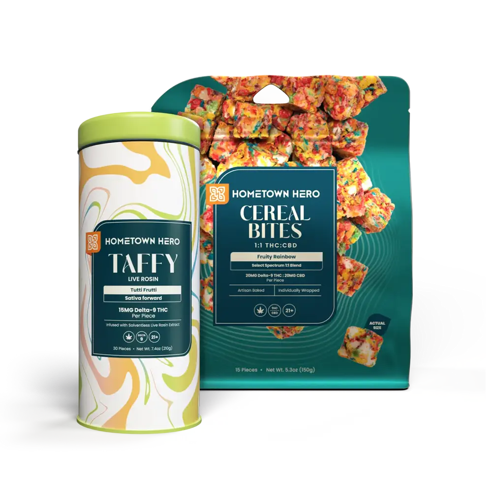 2 packs of thc edibles
