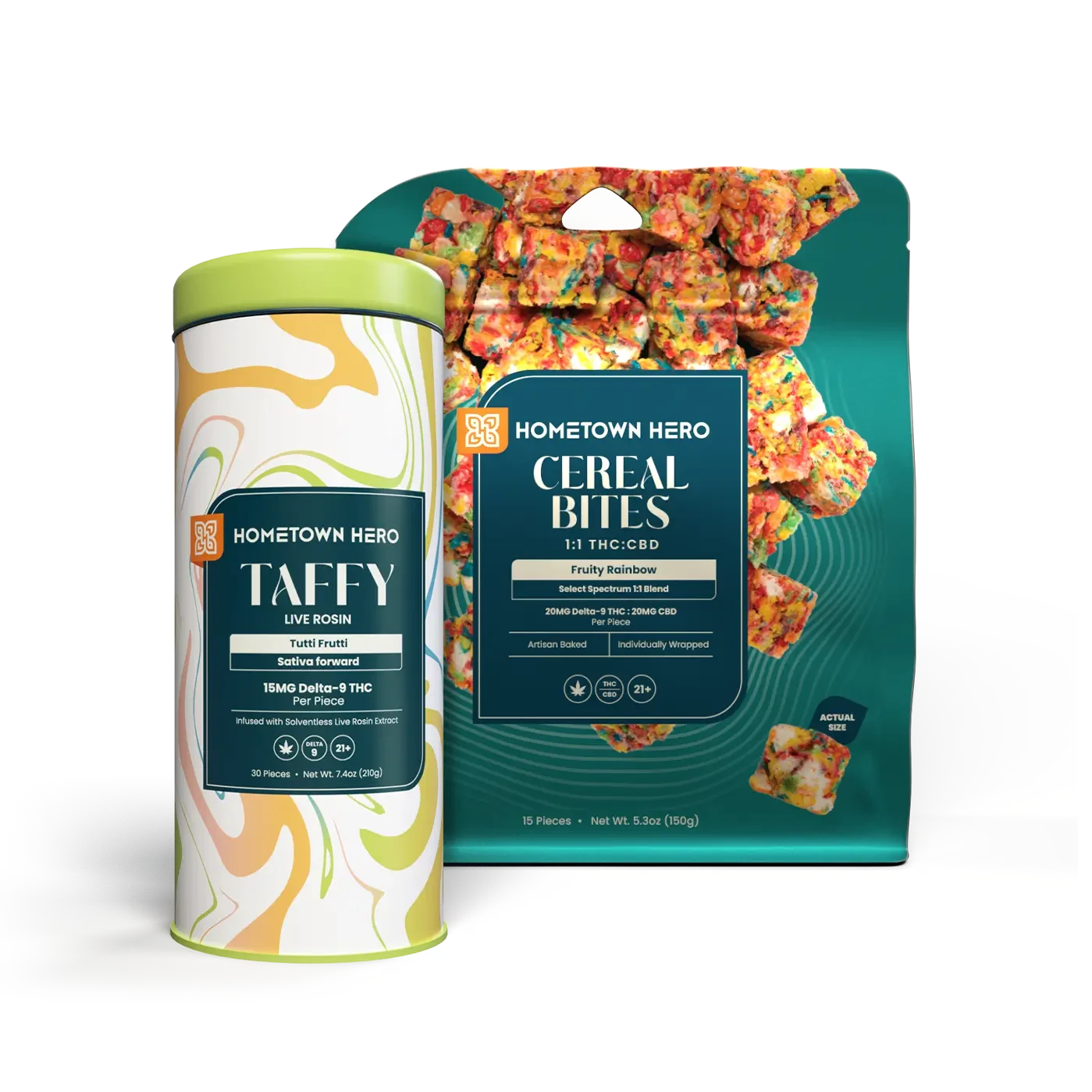2 packs of thc edibles