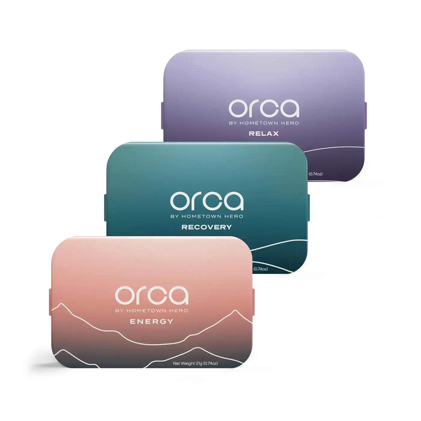 Trio of ORCA tins