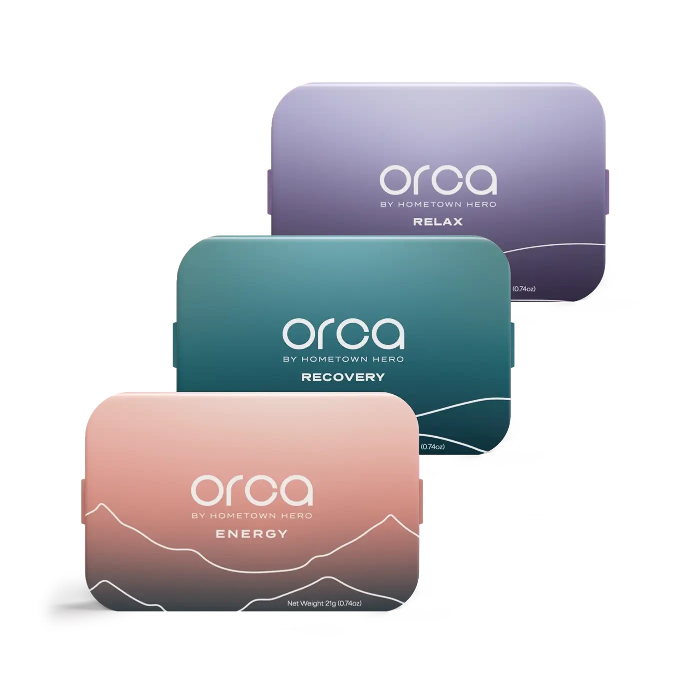 Trio of ORCA tins