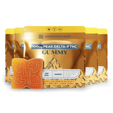5 bags of mandarin peak gummies