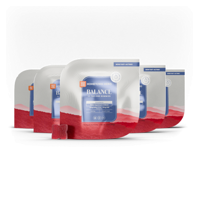 5 bags of Strawberry CBD THC Gummies