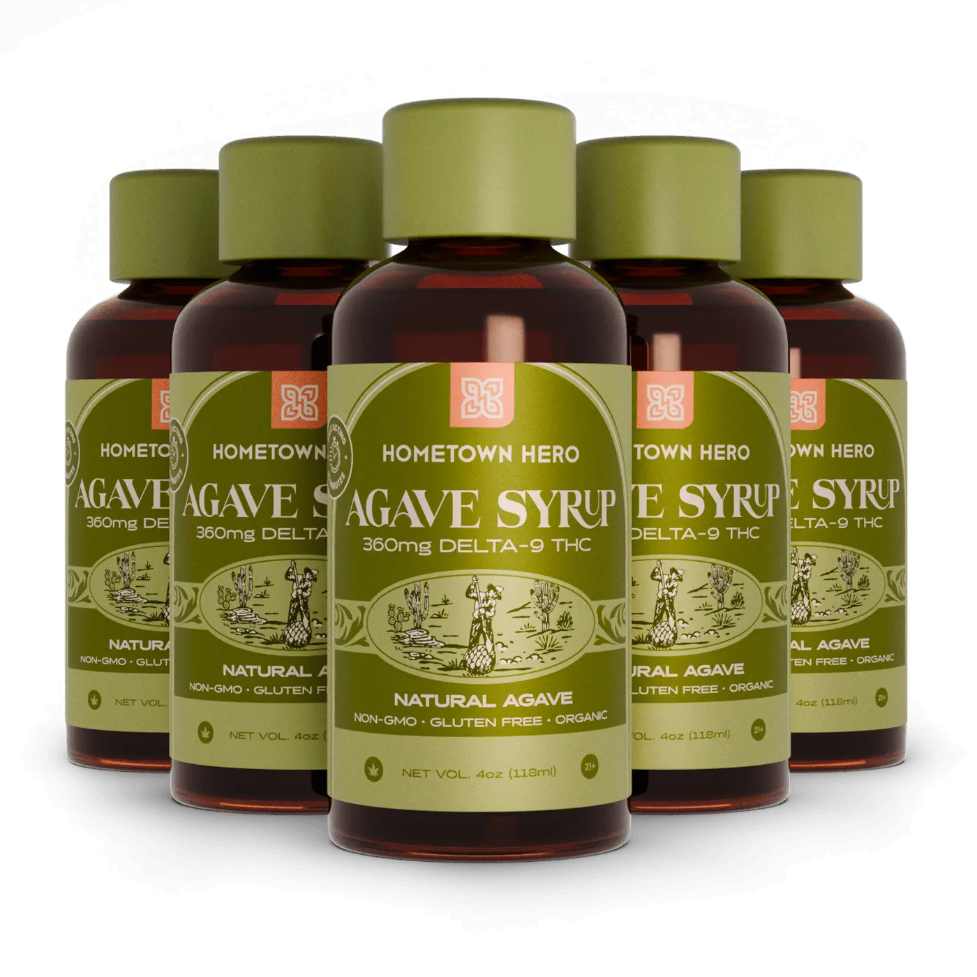 5 bottles of high dose THC syrup