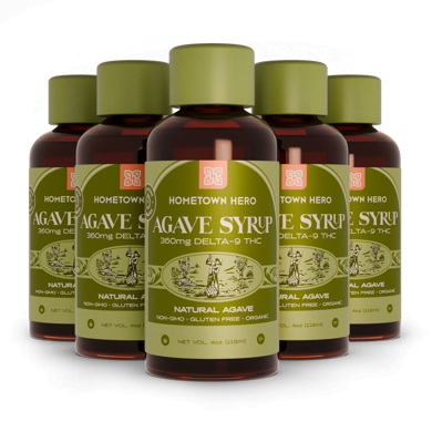 5 bottles of high dose THC syrup