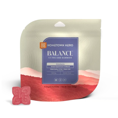 Strawberry CBD THC Gummies