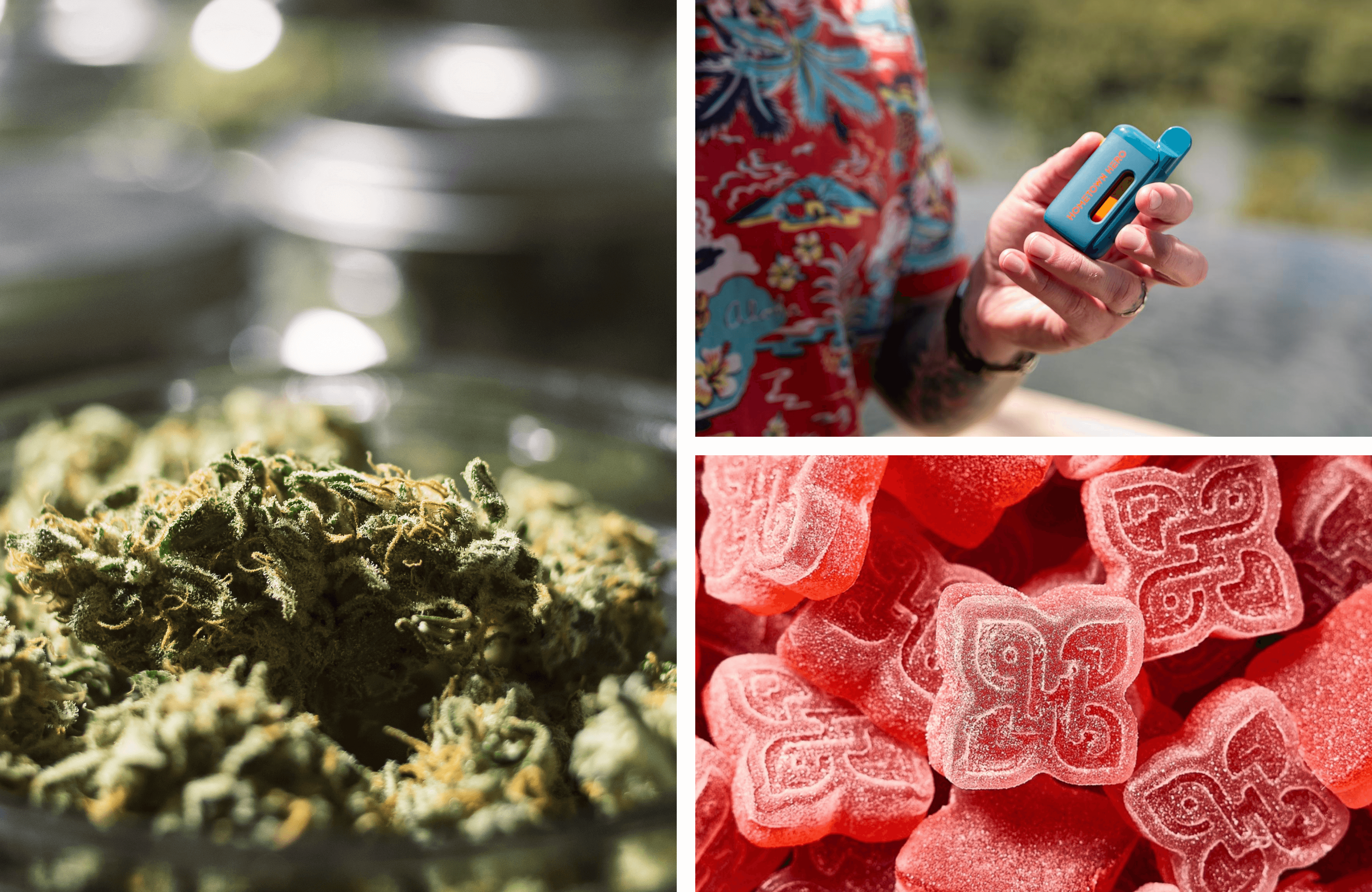 smoking alternatives: vapes, edibles
