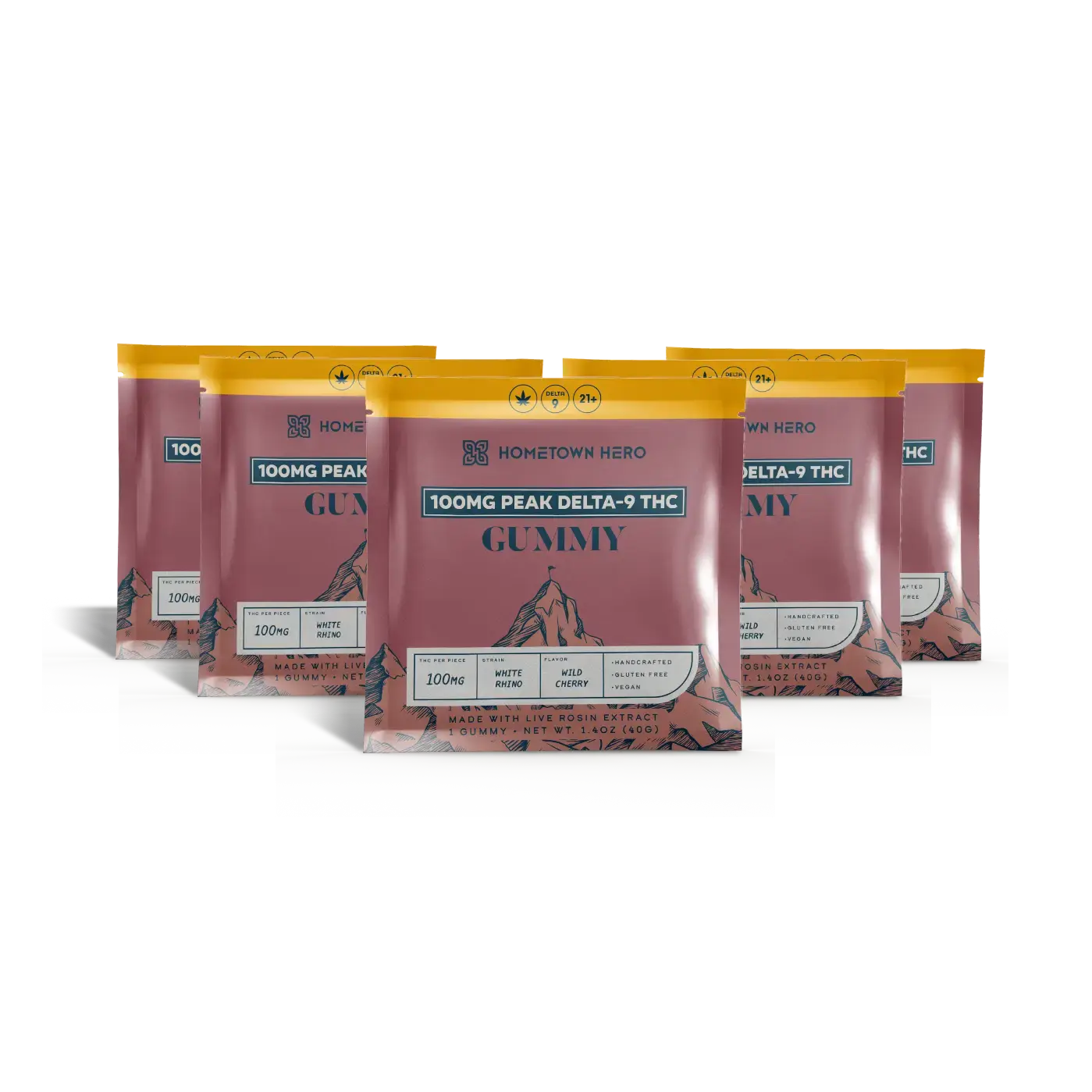 Wild Cherry Peak Gummies (Buy 4, Get 1 Free)