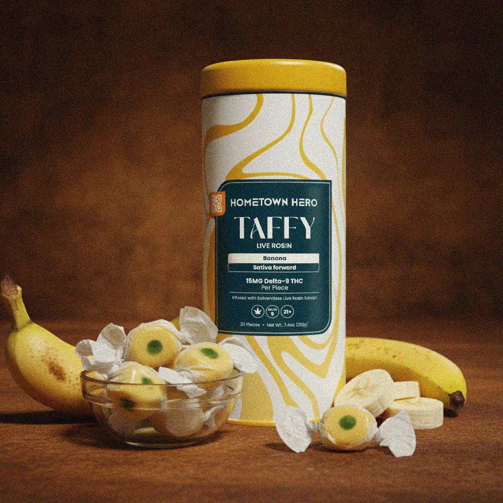 Banana - Delta 9 Live Rosin Taffy