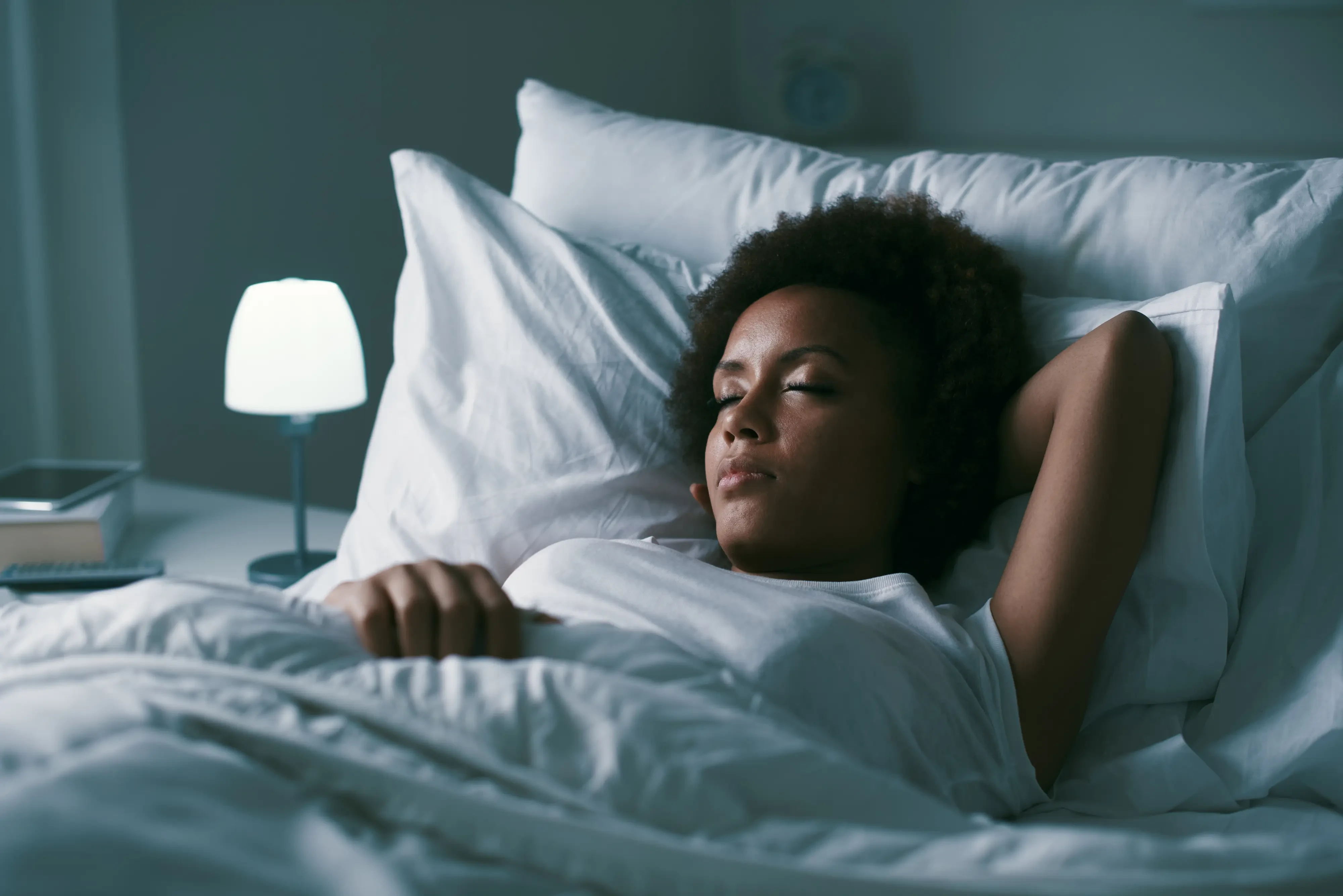 Woman sleeping peacefully