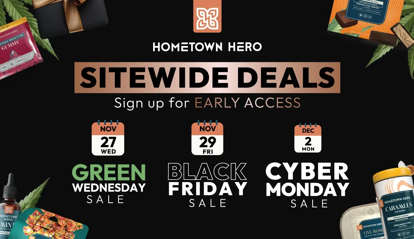 Hometown Hero green wednesday sales calendar
