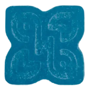 Blue THC edible
