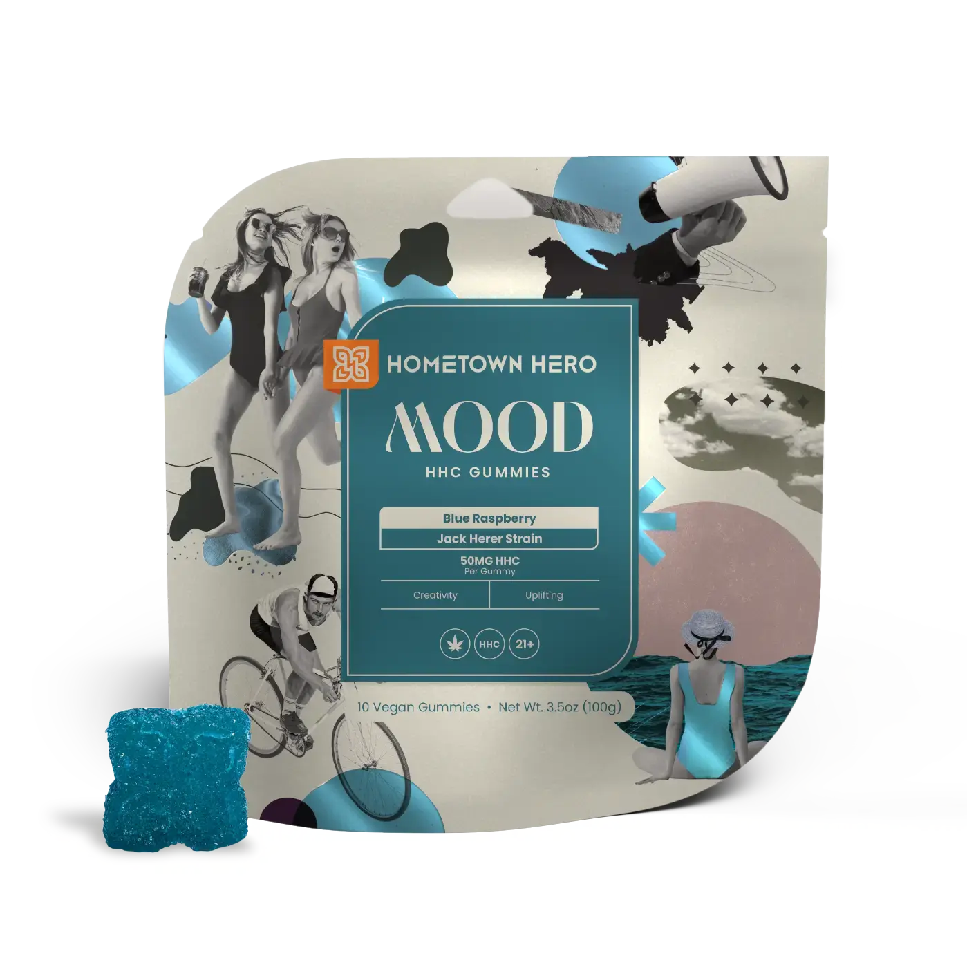 Blue Raspberry x Jack Herer - Mood Gummies | Hometown Hero