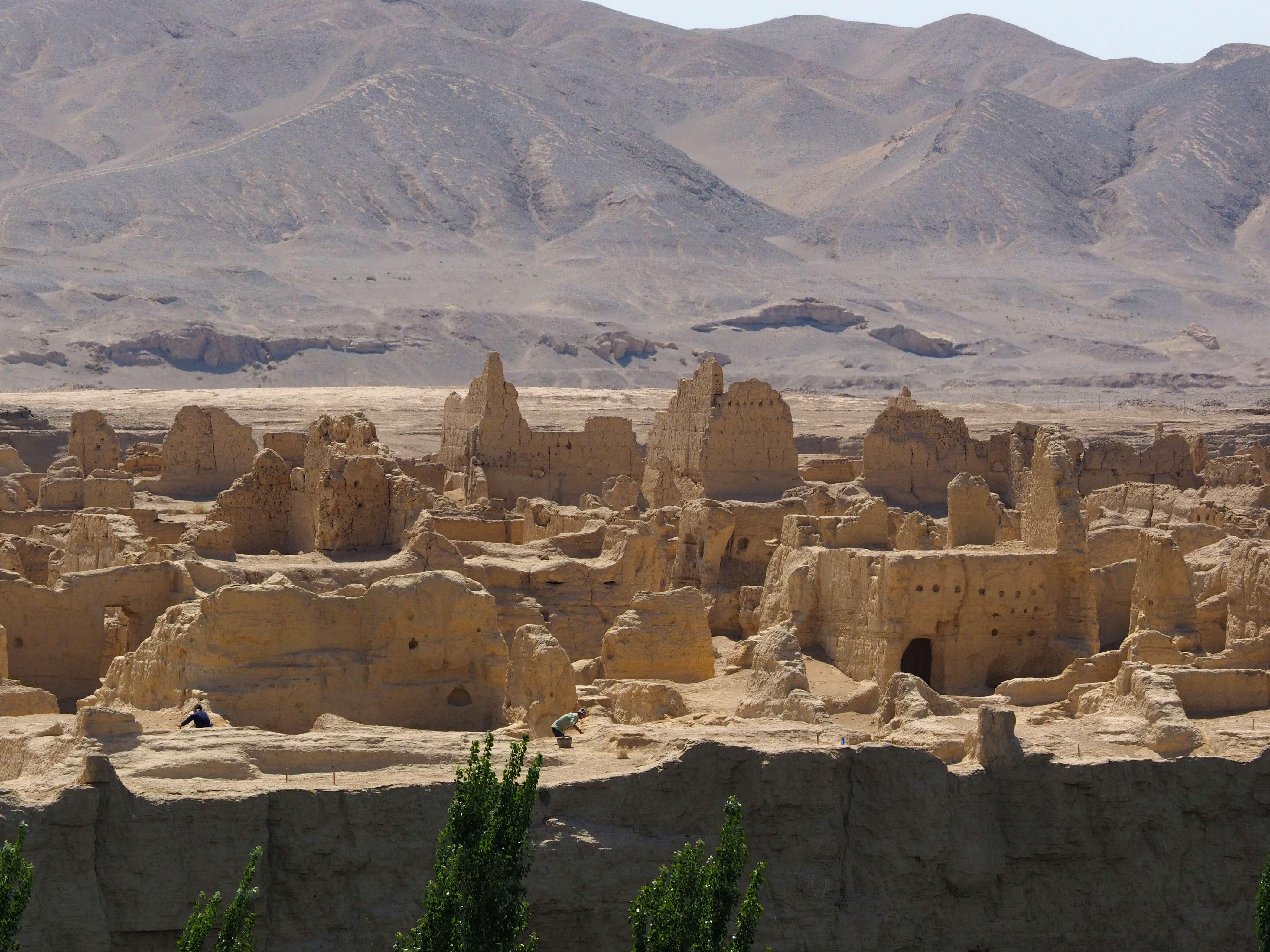 Gaochang ancient city ruin,turpan, xinjiang,china