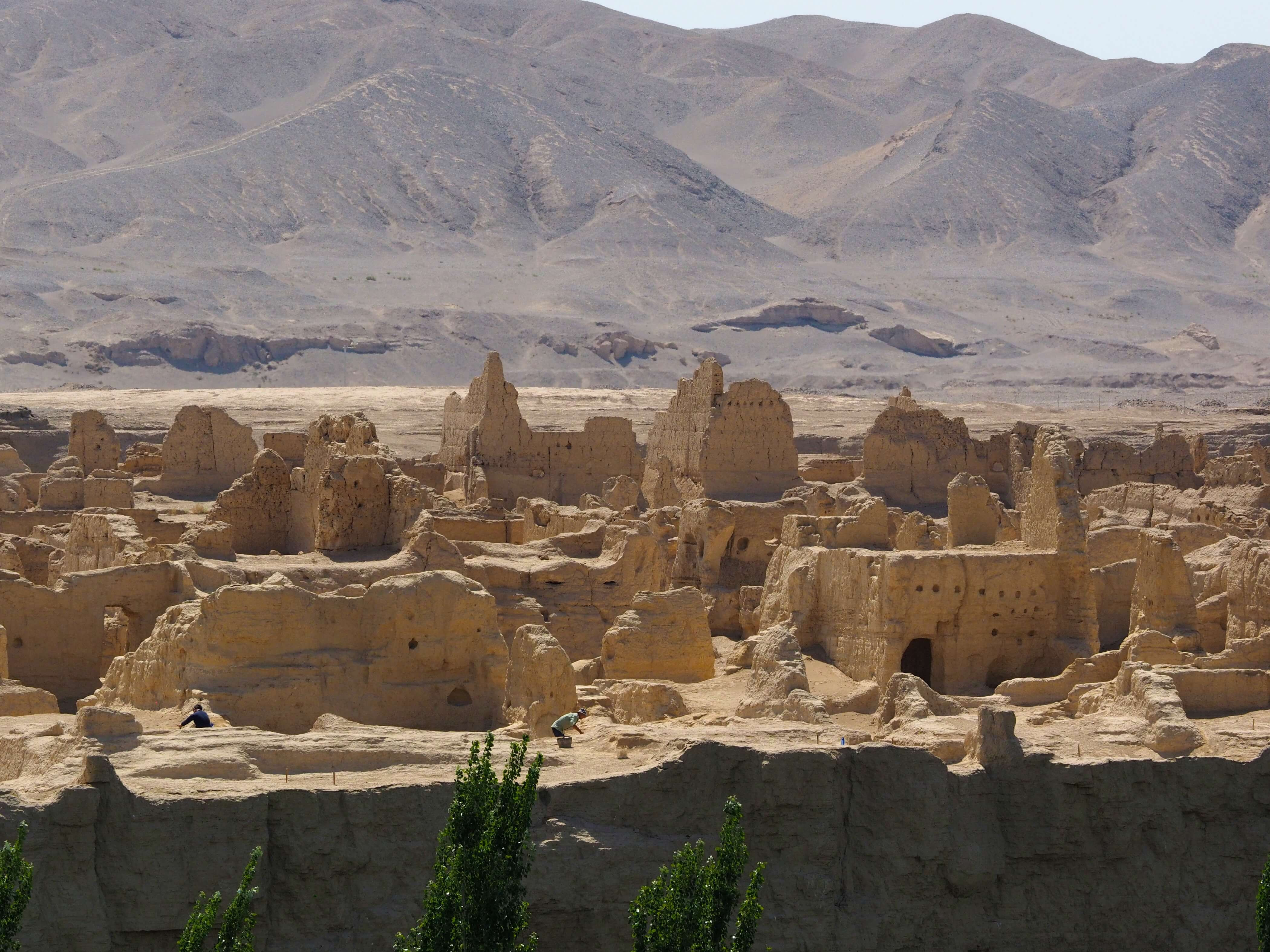 Gaochang ancient city ruin,turpan, xinjiang,china