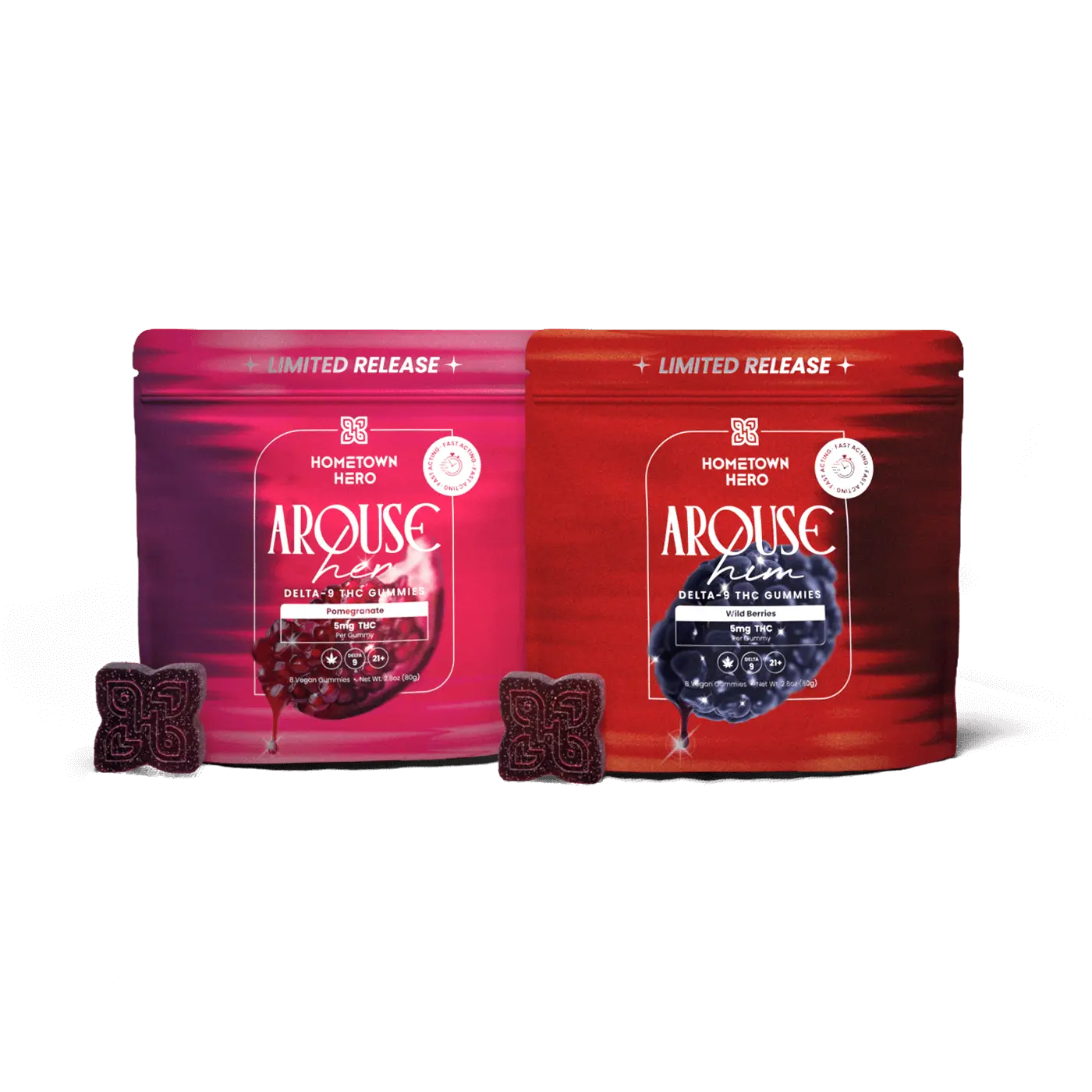 2 bags of arousal gummies