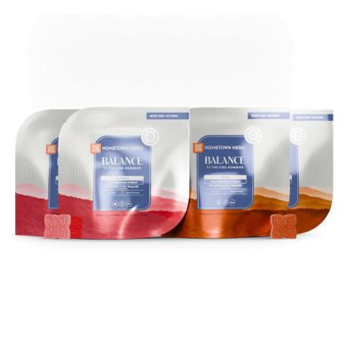 2 bags of Mango THC CBD Edibles and 2 bags of Strawberry THC CBD Edibles
