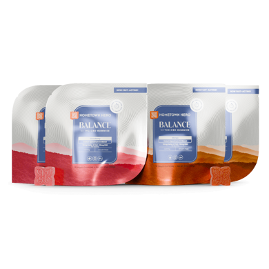 2 bags of Mango THC CBD Edibles and 2 bags of Strawberry THC CBD Edibles