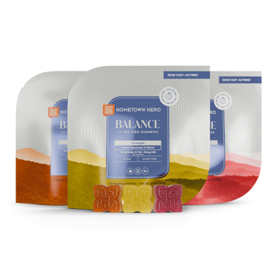 3 bags of CBD THC Gummies
