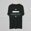 black shirt hanging in room