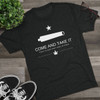 black shirt with glasses and shoes