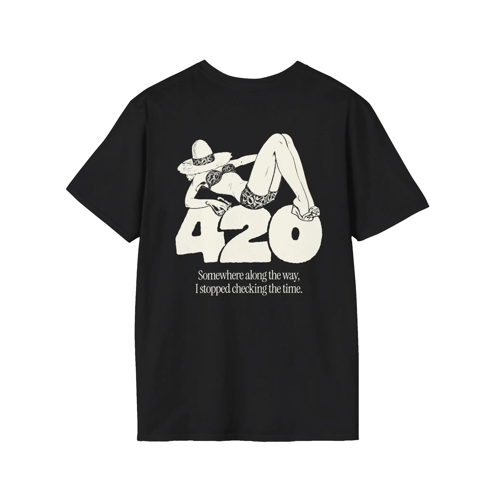 back of 420 black shirt