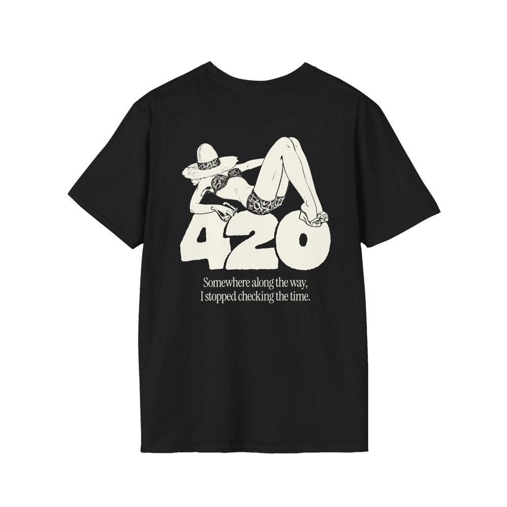 back of 420 black shirt