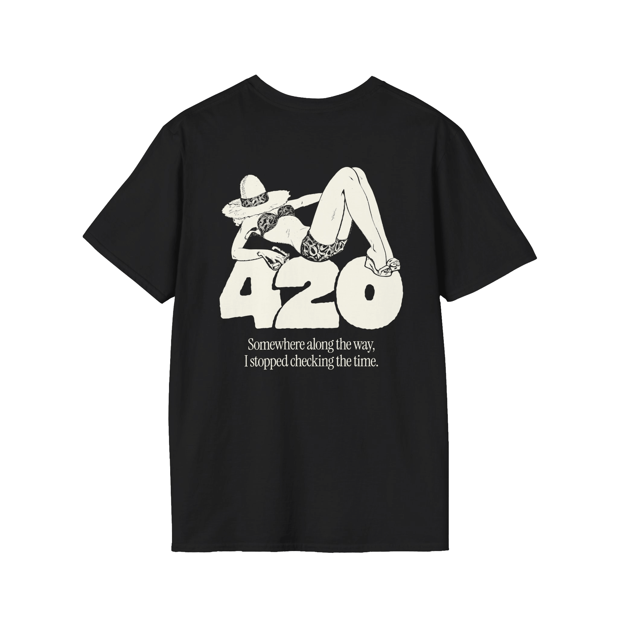 back of 420 black shirt
