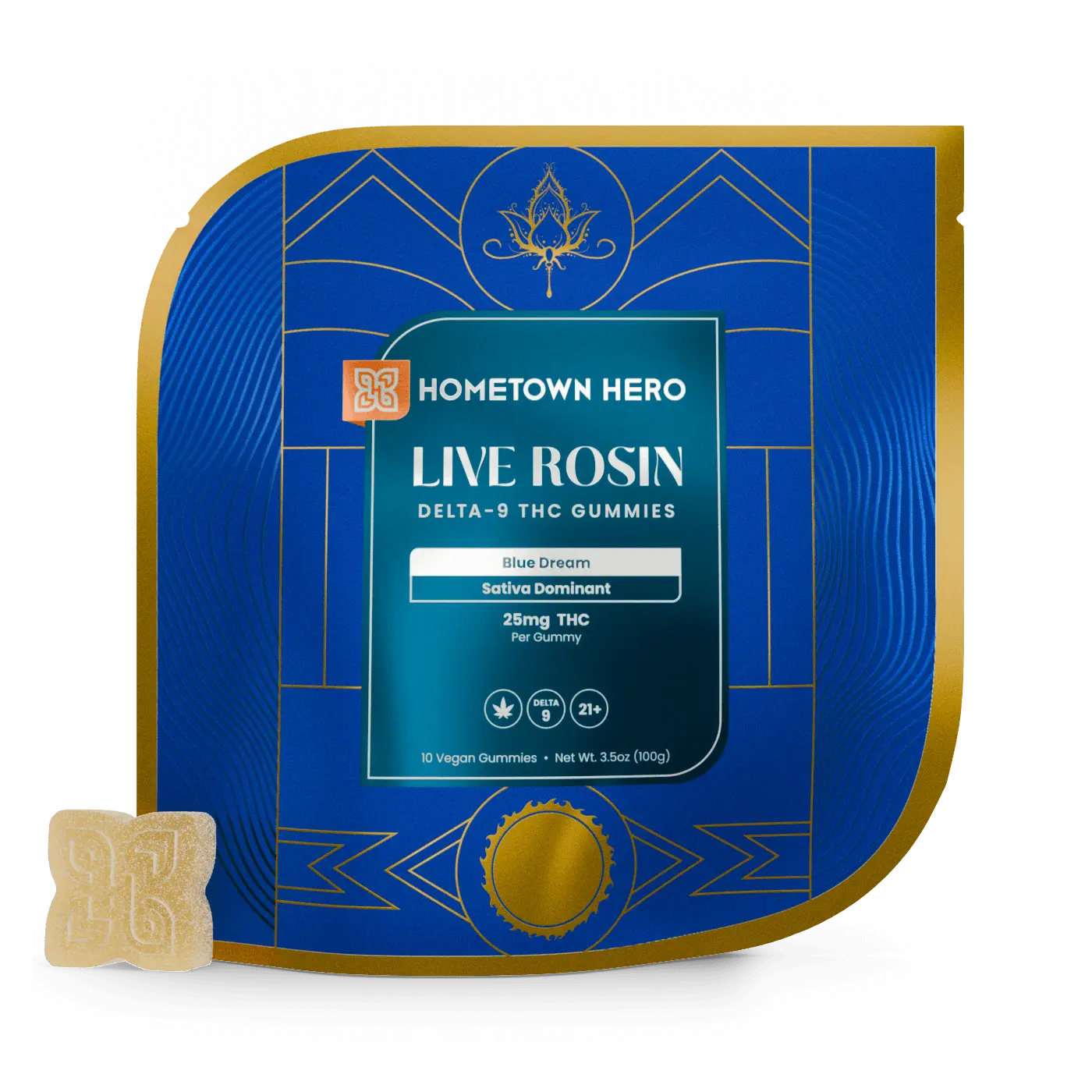 Blue Dream - Delta 9 Live Rosin Gummies