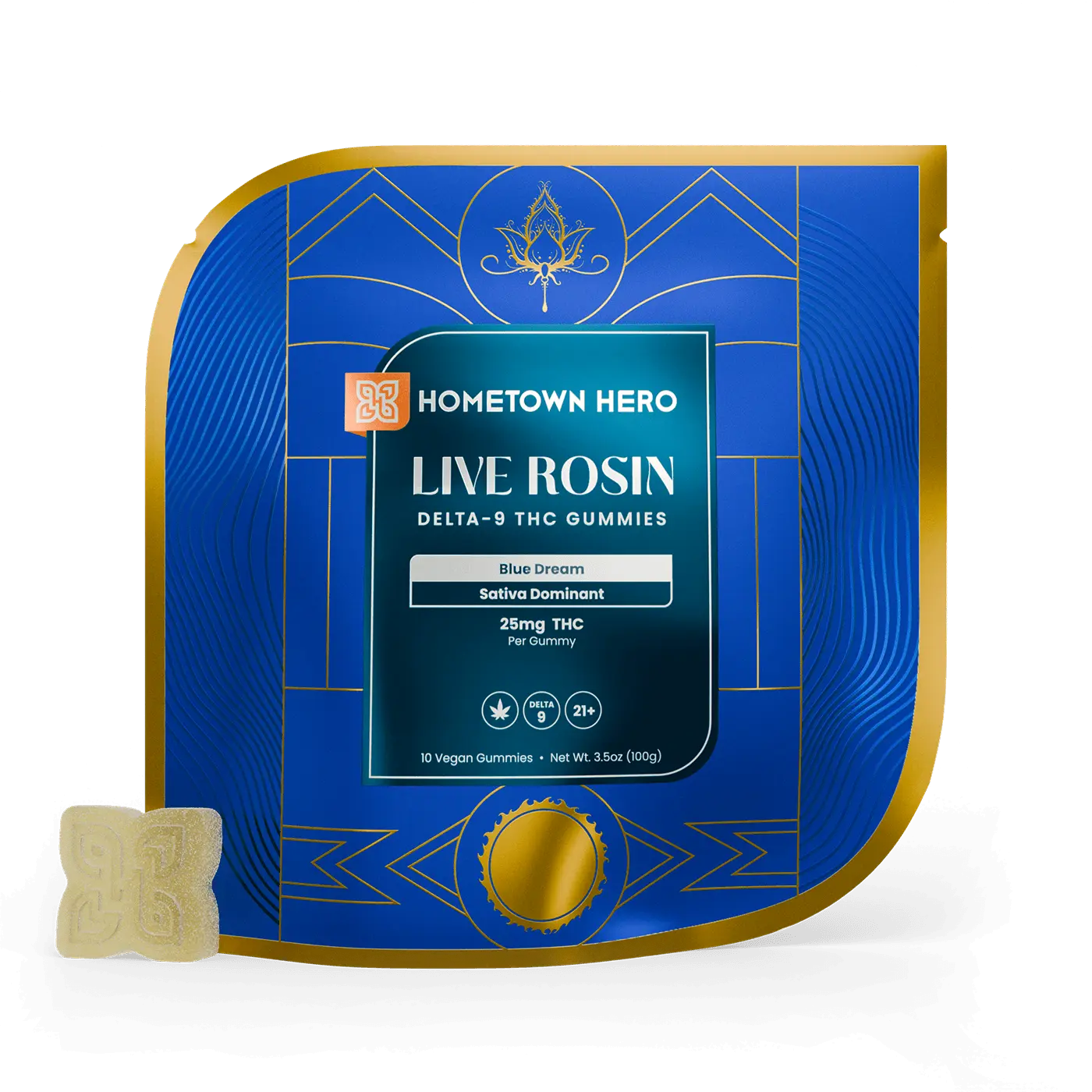 Blue Dream - Delta 9 Live Rosin Gummies