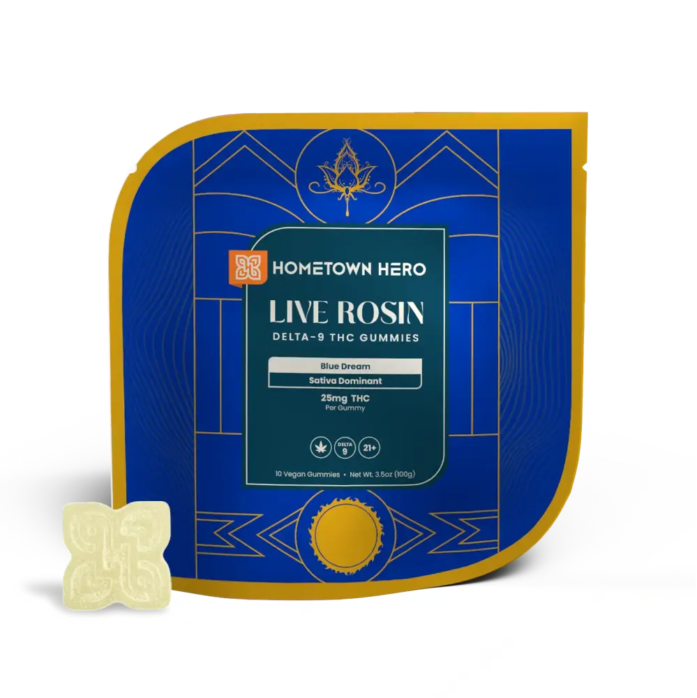 Pack of Blue Dream Sativa Delta-9 THC Gummies