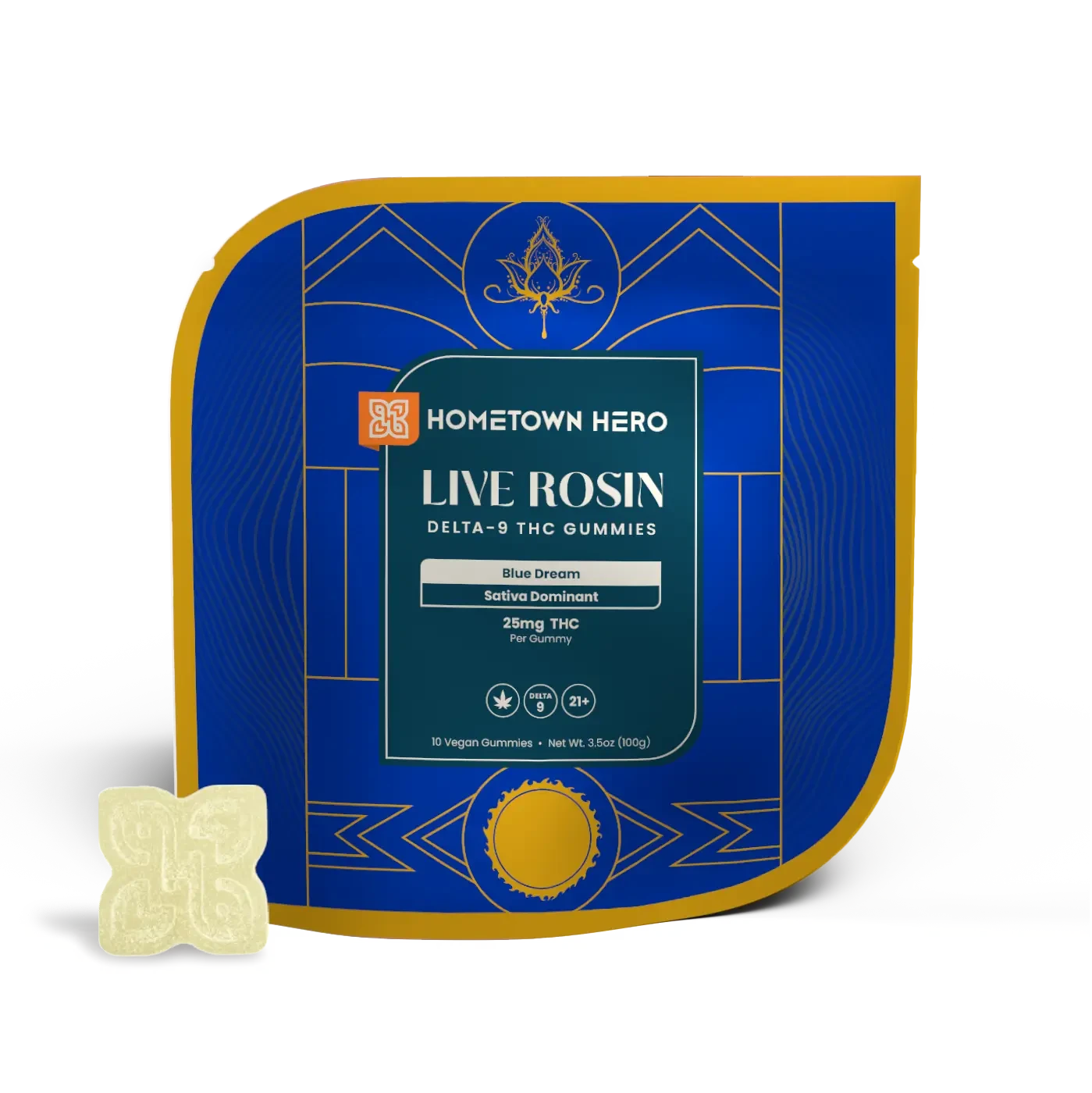 Pack of Blue Dream Sativa Delta-9 THC Gummies
