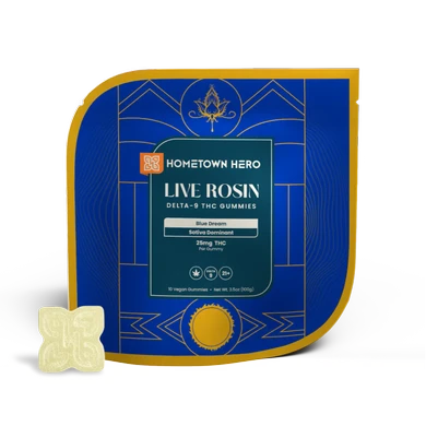 Pack of Blue Dream Sativa Delta-9 THC Gummies