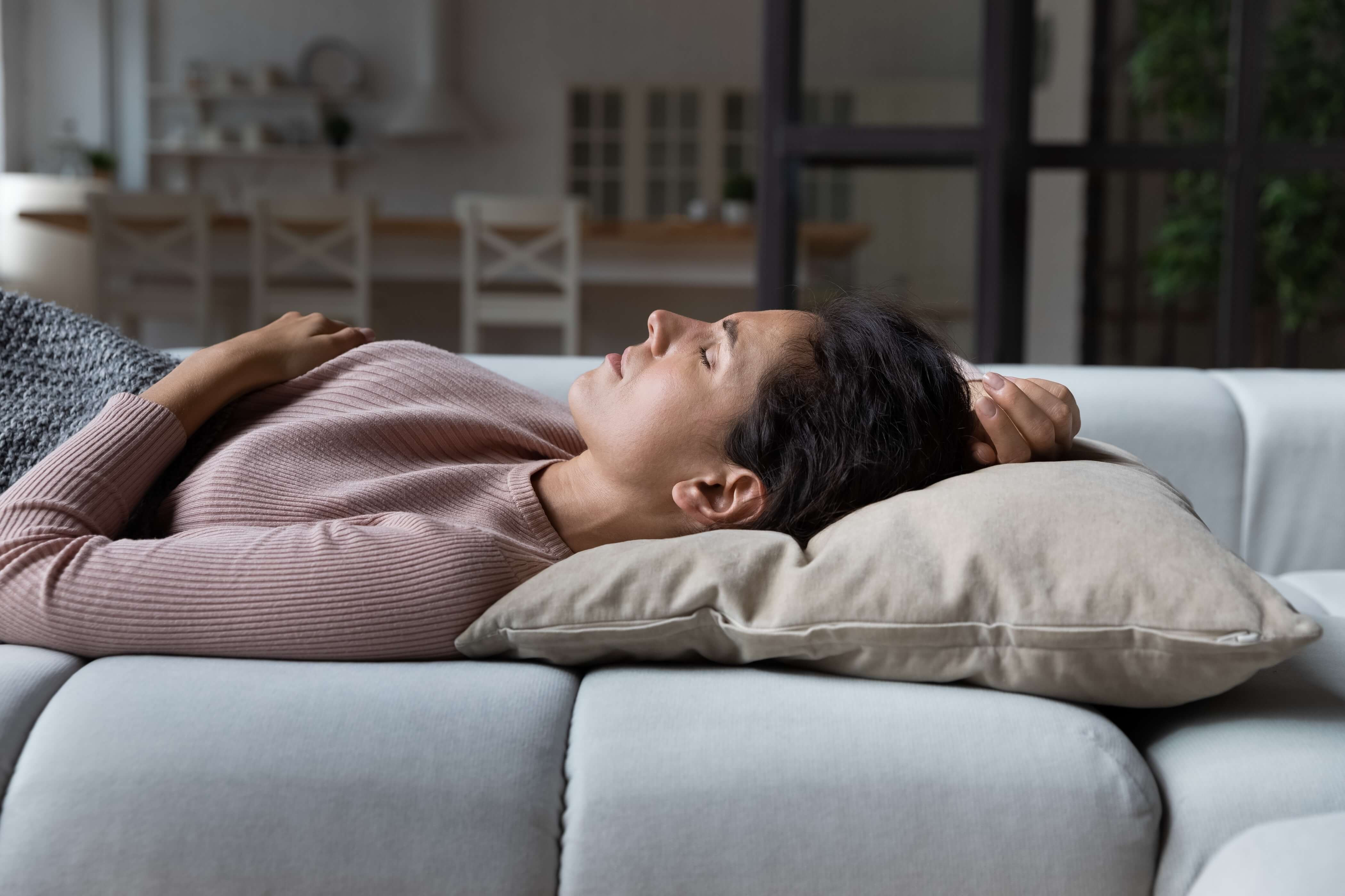 woman sleeping