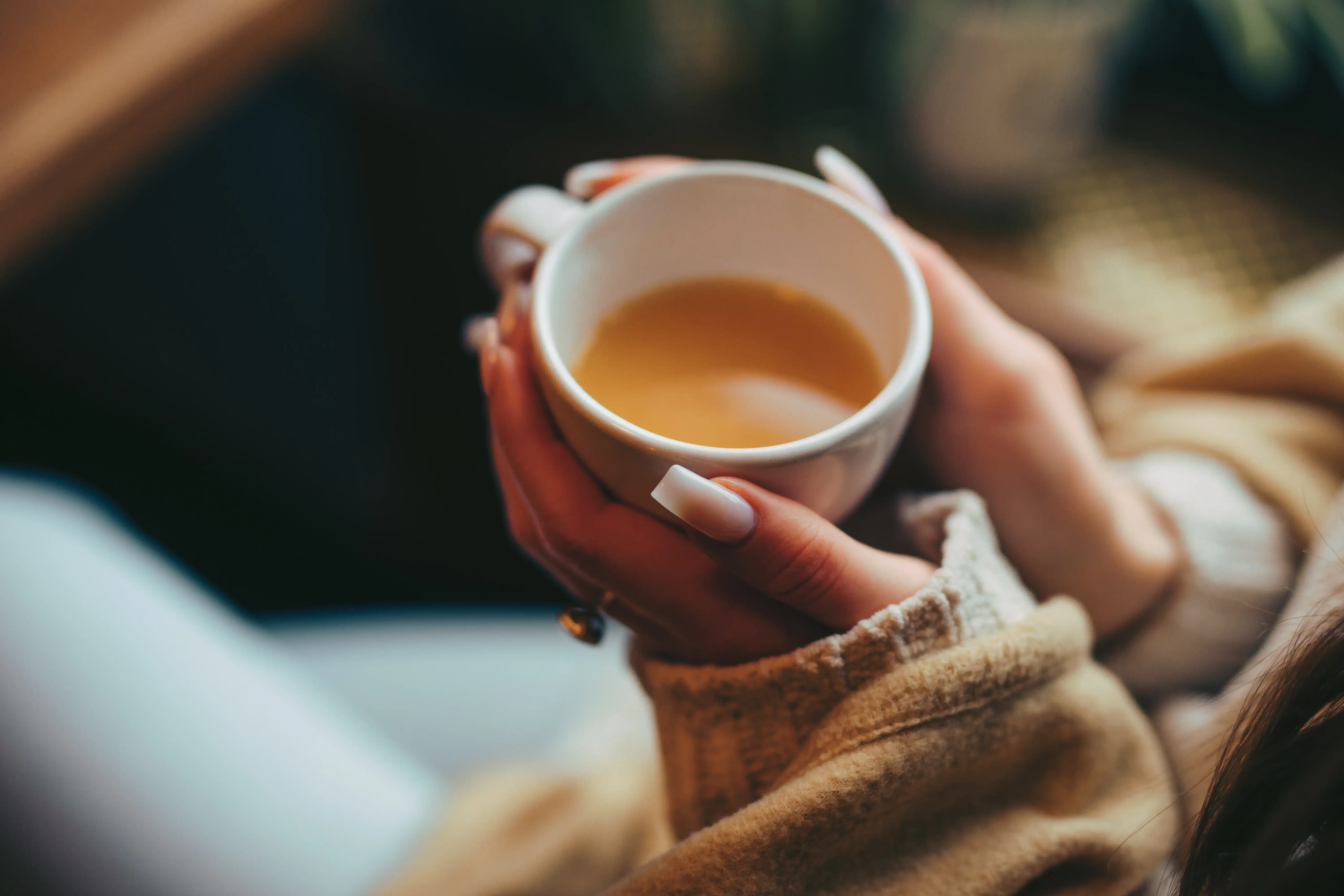 cup of cbd tea