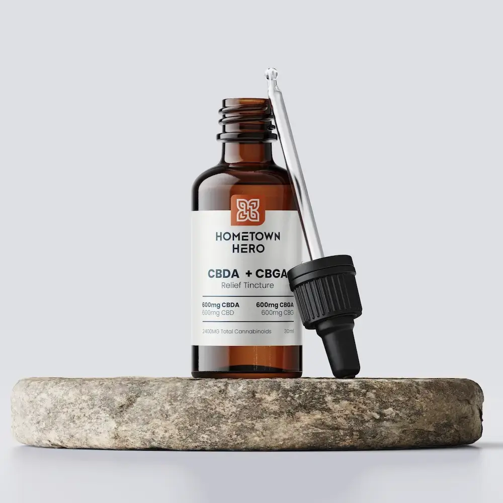 CBDA + CBGA Tincture | Hometown Hero