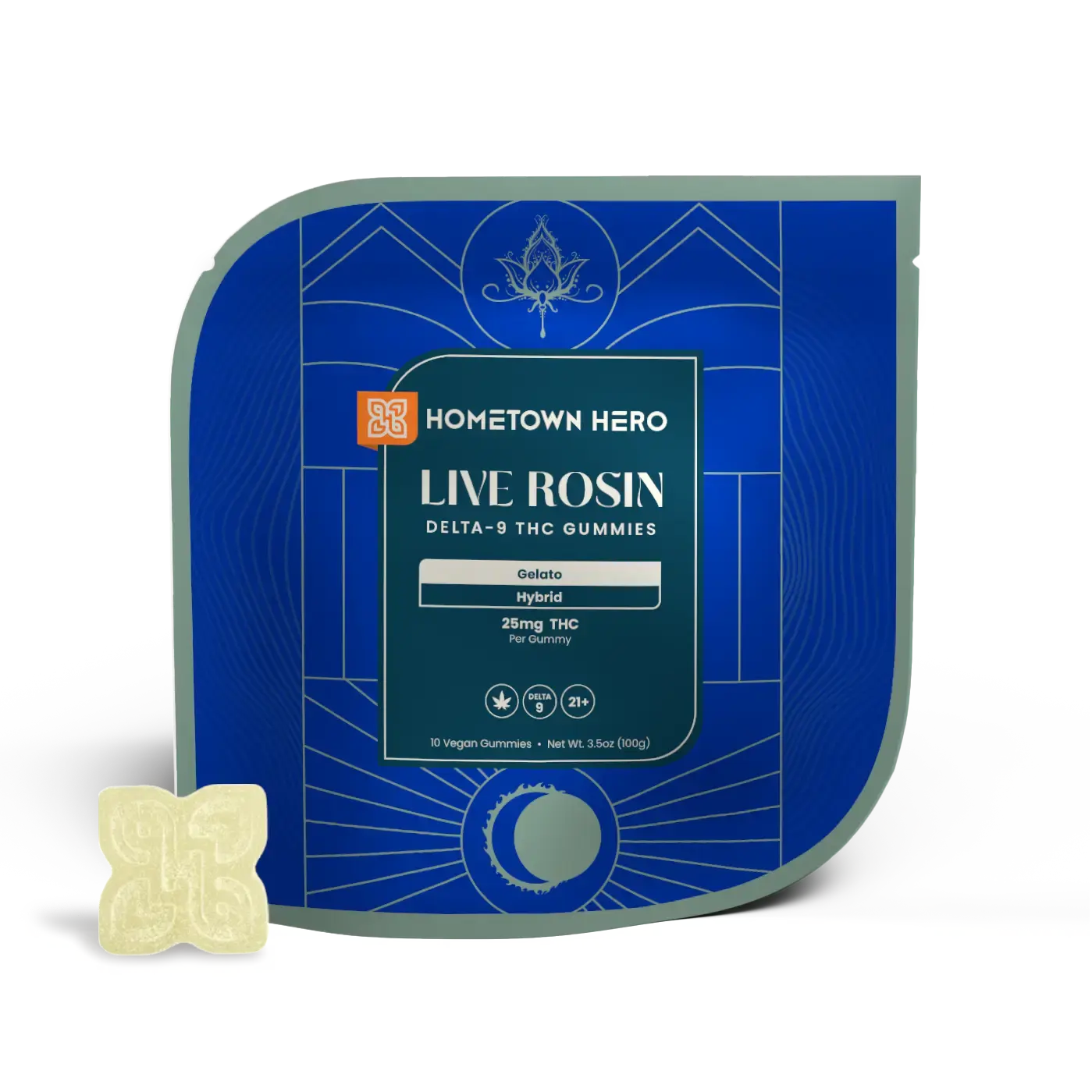 Gelato - Delta-9 Live Rosin Gummies | Hometown Hero