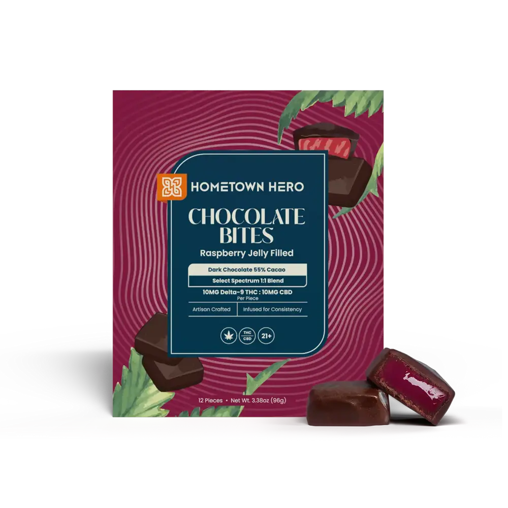 Raspberry Jelly Filled Dark Chocolate