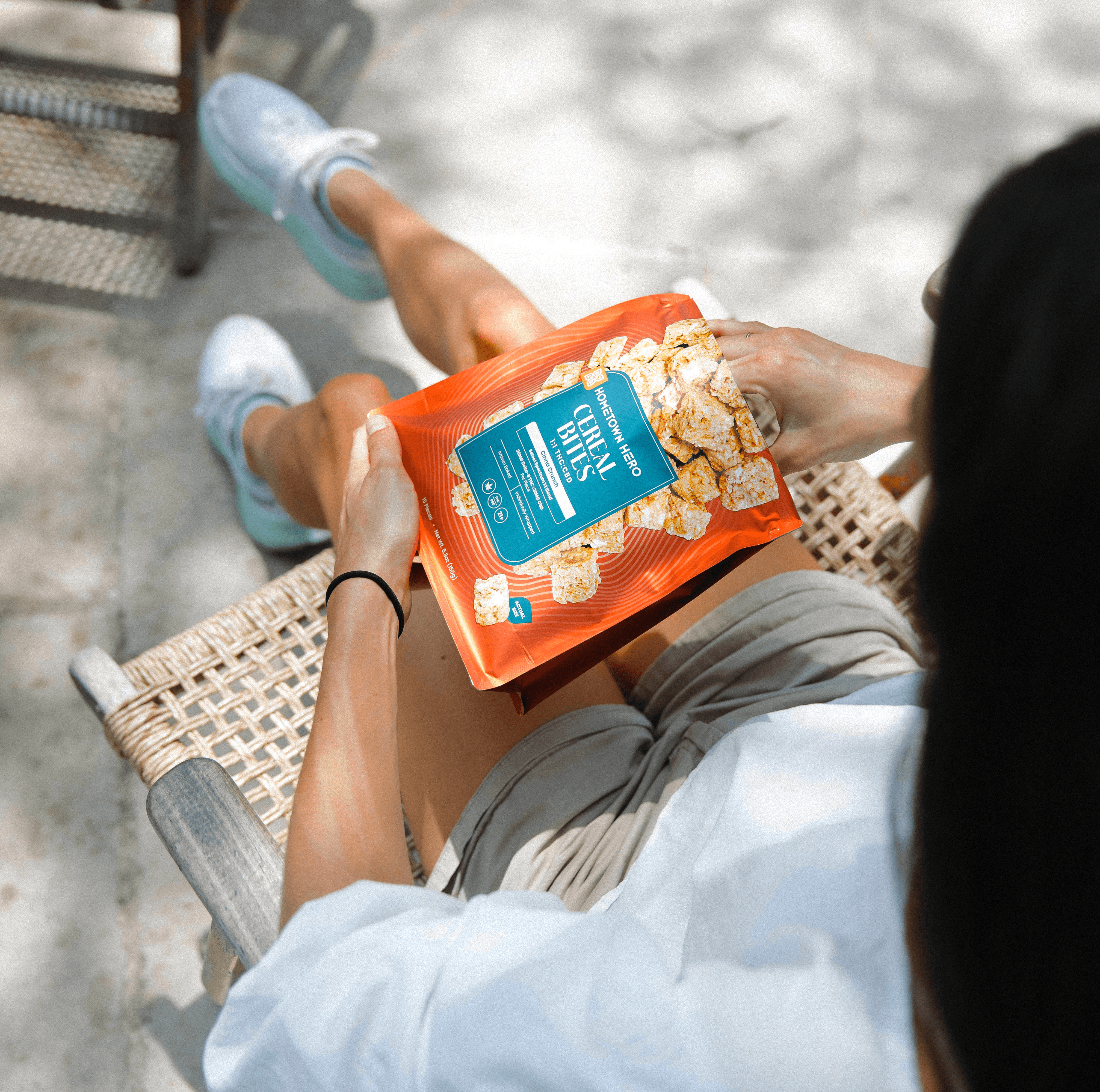 cereal bites cinnamon bag