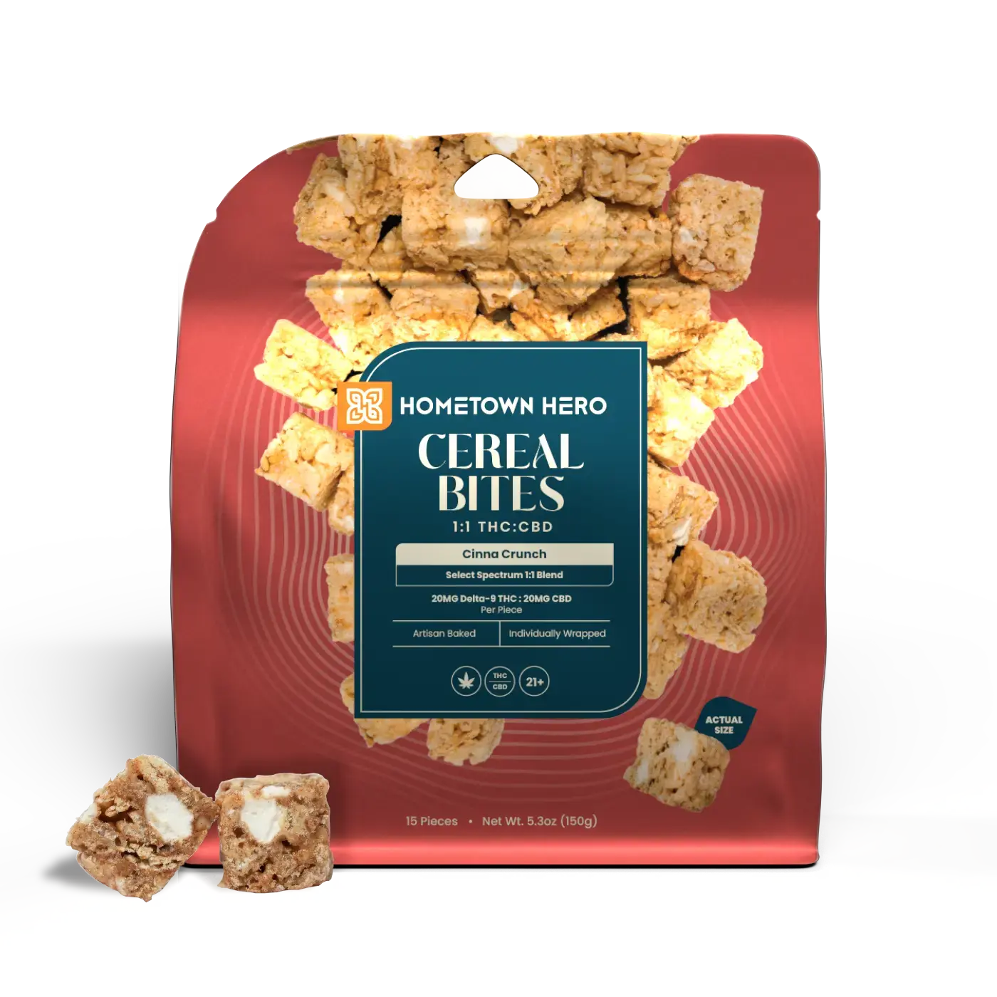 Cinnamon Toast Crunch Edibles - 20mg CBD + THC | Hometown Hero