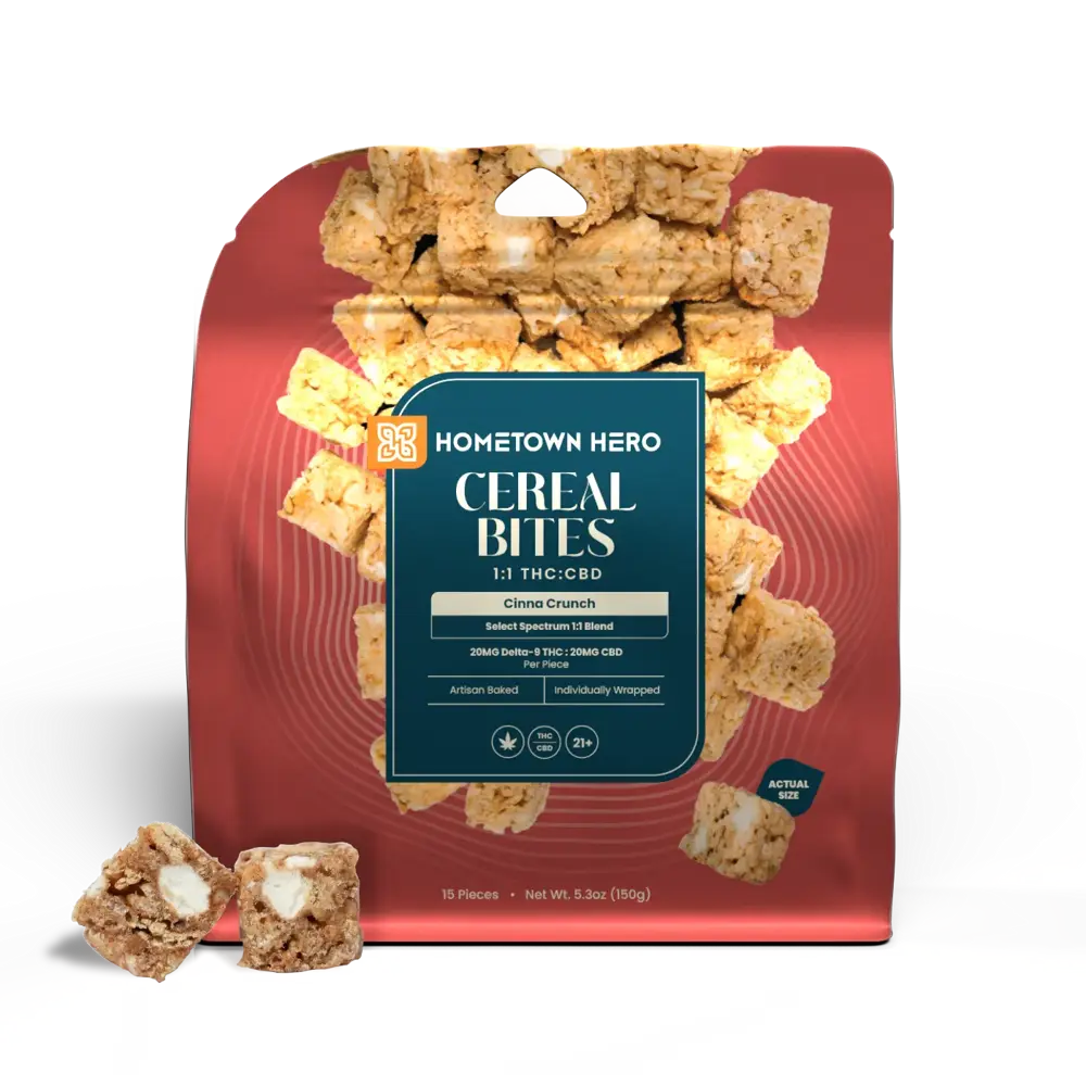 Cinna Crunch Cereal Bites packaging