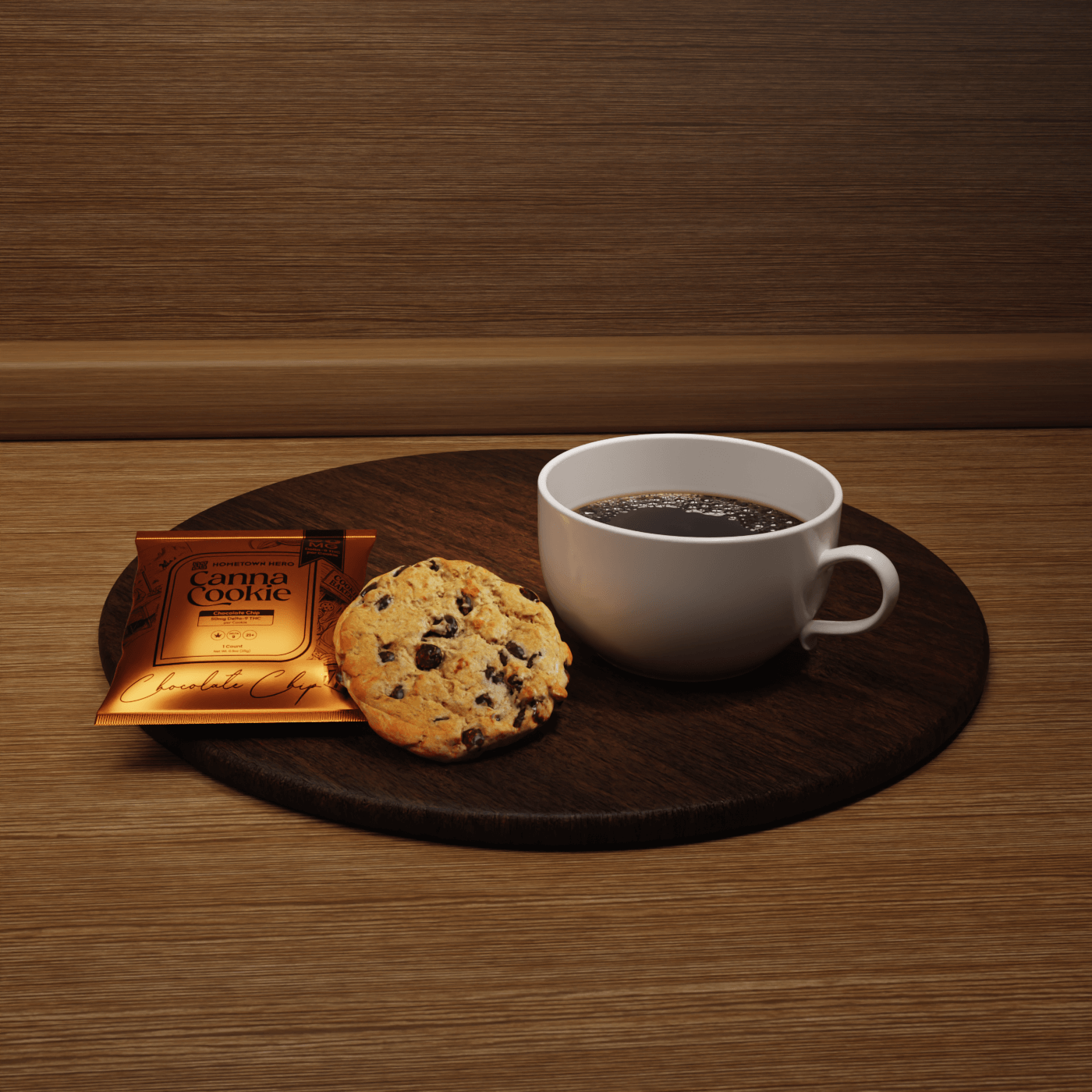 Chocolate Chip - Canna Cookies (Half Dozen) | Hometown Hero
