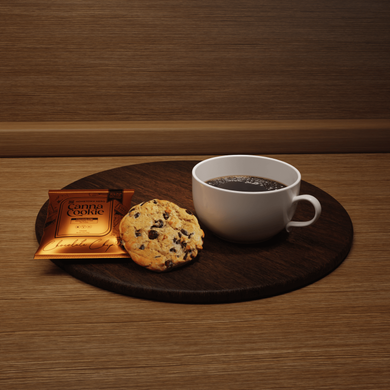 cup of coffee and cookie